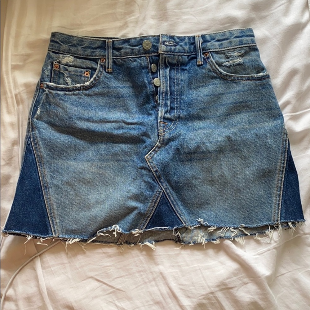 Grlfrnd Denim Mini Skirt